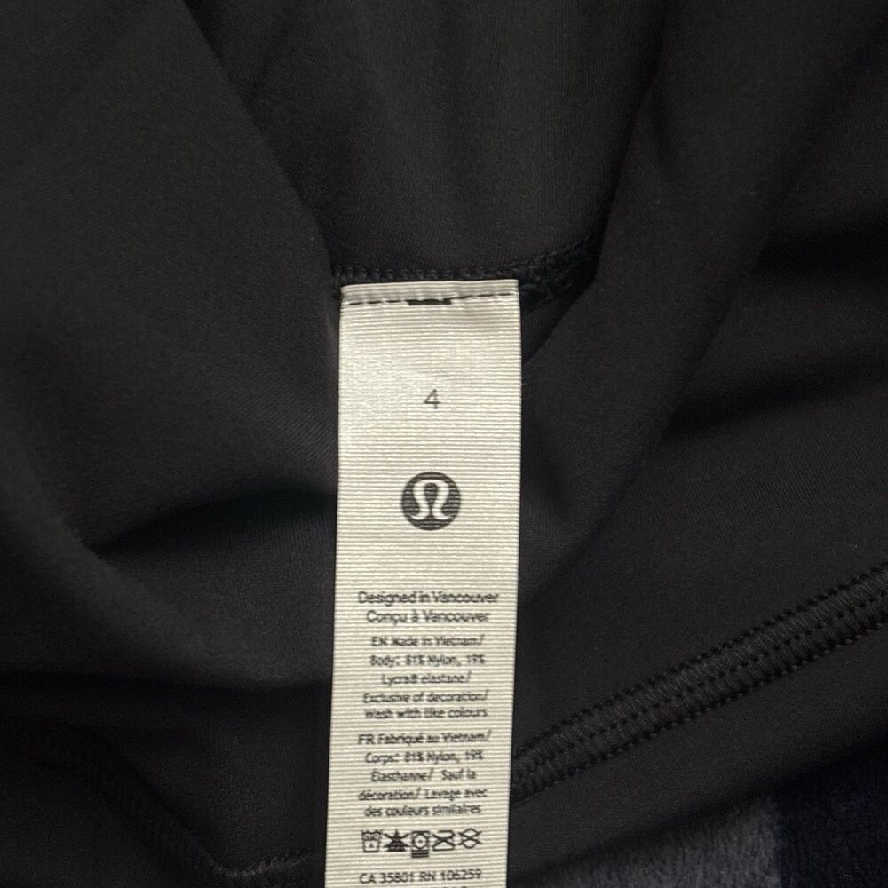 Lululemon Align High Rise Mini Flare Pant Regular Size 4 Color: Black New $128 - Picture 3 of 4